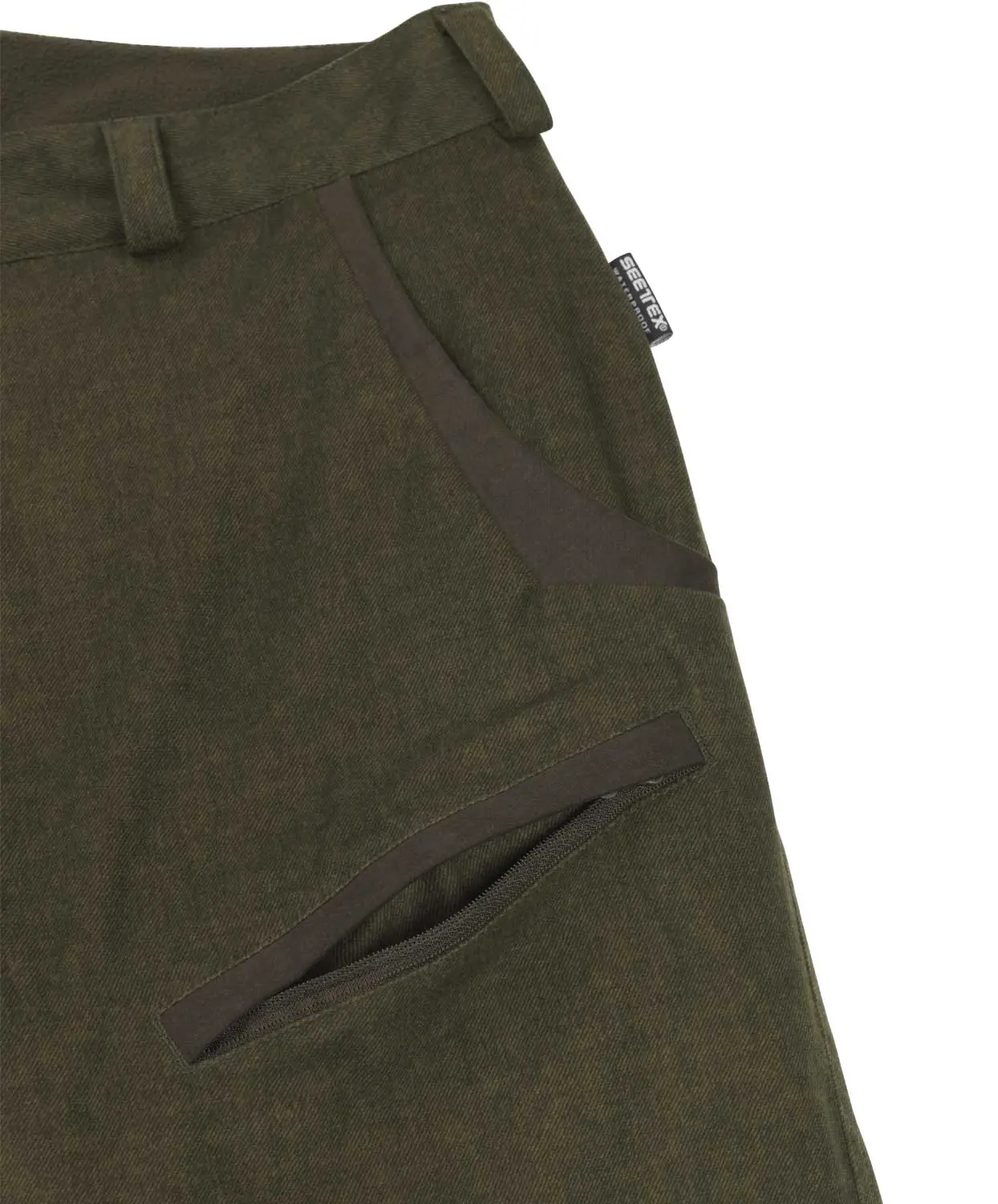 SEELAND North Trousers - Ladies Waterproof - Pine Green - Image 4