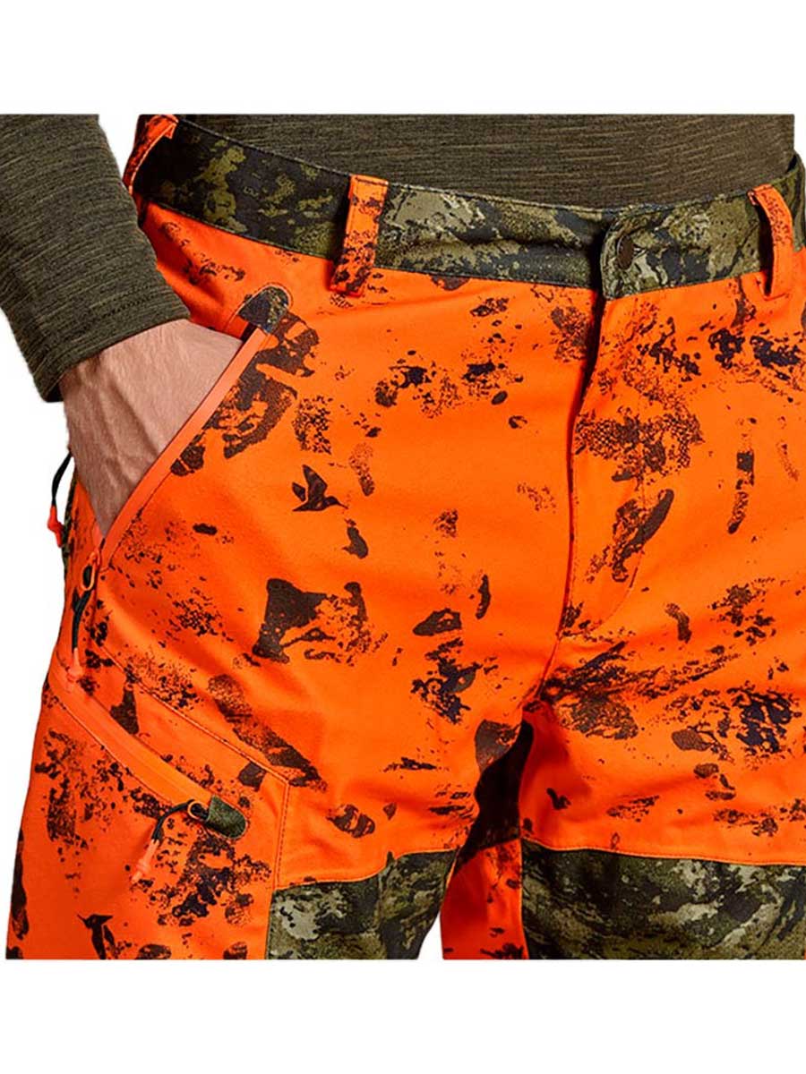 SEELAND Vantage Trousers - Men's - InVis Green / InVis Orange Blaze - Image 3