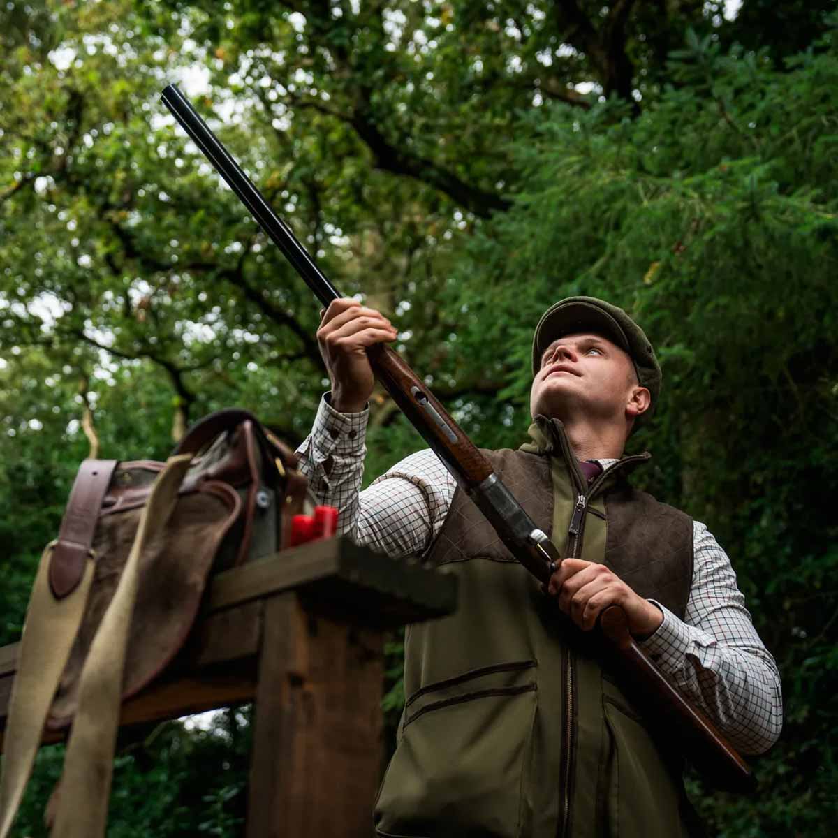 SEELAND Wenlock Shooting Waistcoat - Mens - Light Pine - Image 6