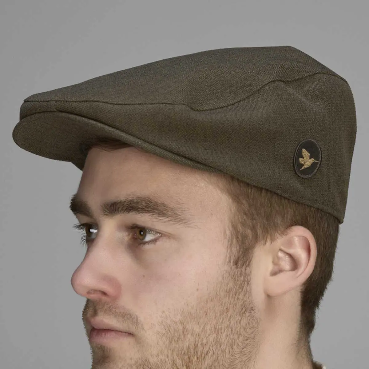 SEELAND Woodcock Advance Flat Cap - Shaded Olive - Image 3
