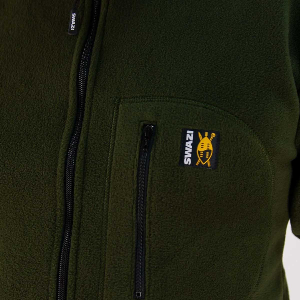 SWAZI Bush Shirt Fleece - Mens - Olive - Image 4