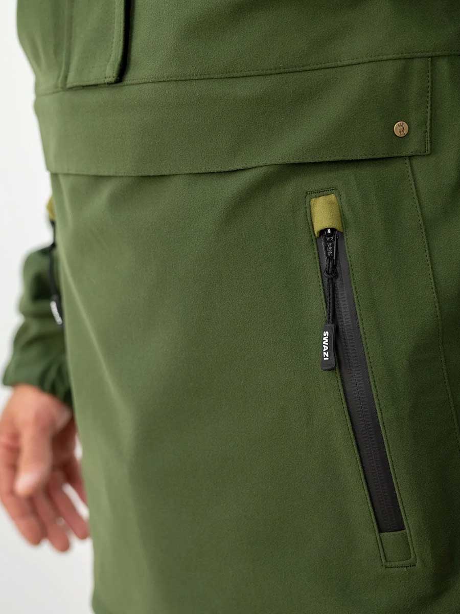 SWAZI Kagoule Waterproof Smock - Mens - Olive - Image 8