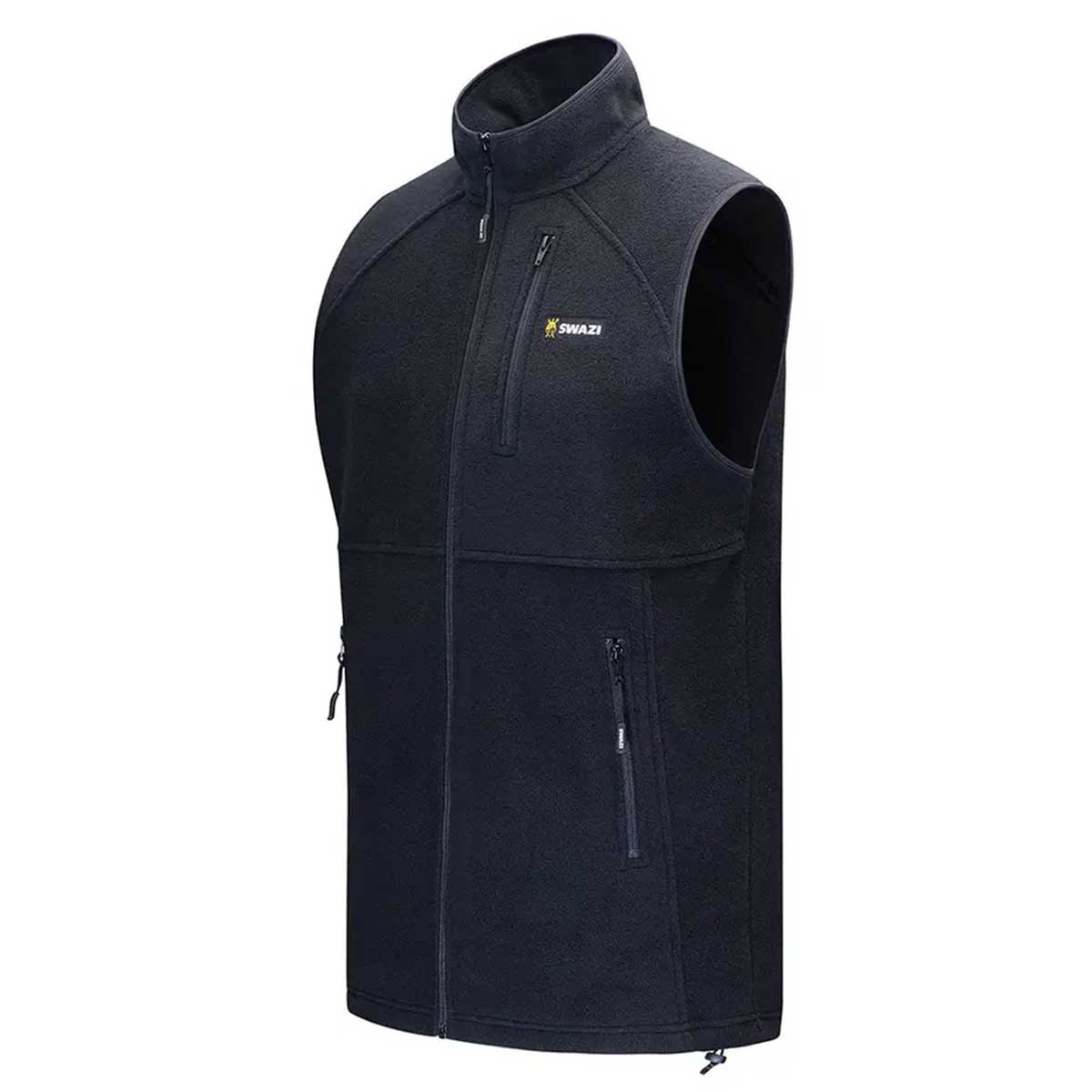 SWAZI Sherpa Fleece Vest - Mens - Black - Image 2