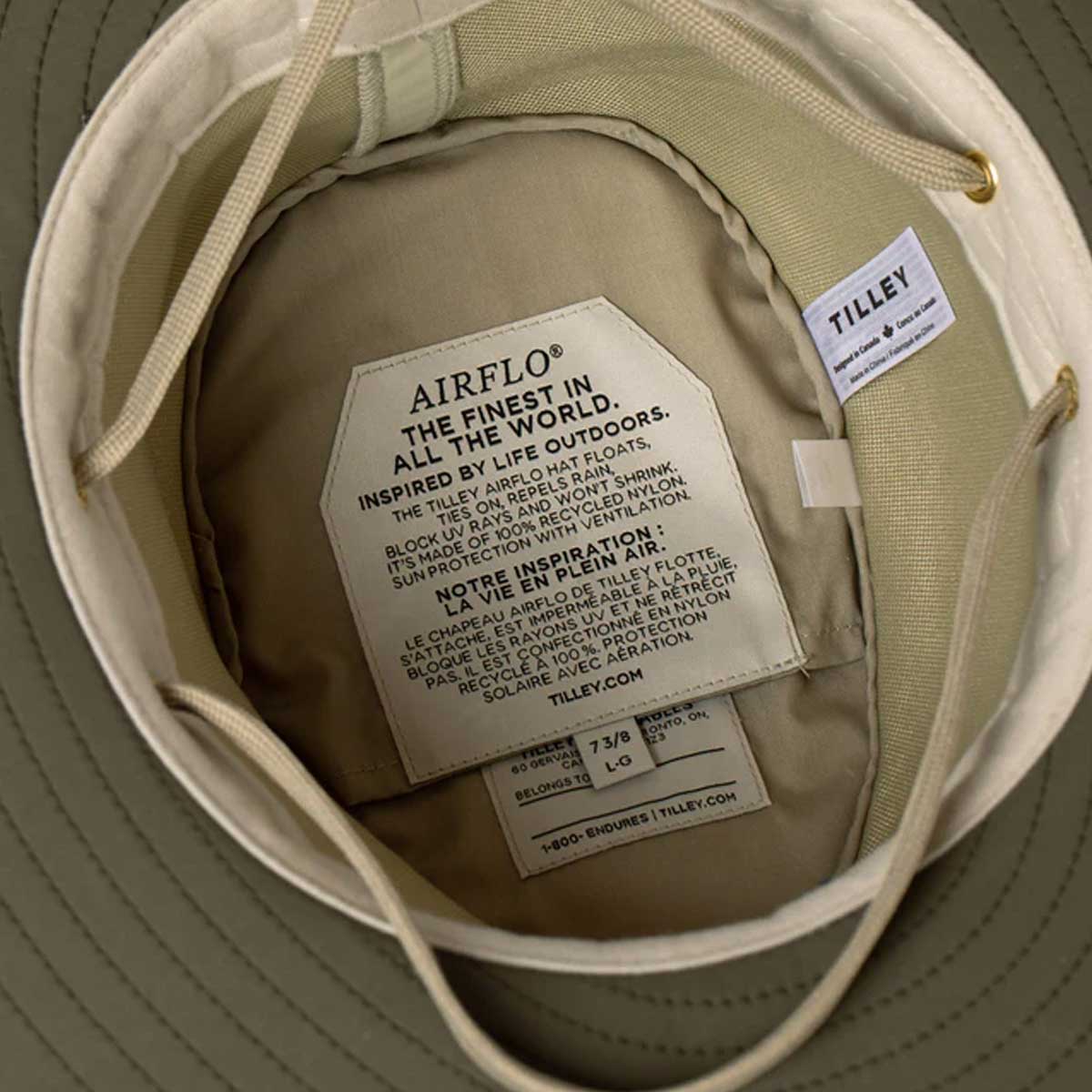 TILLEY LTM8 AIRFLO Full Mesh Crown - Kharki Olive - Image 8