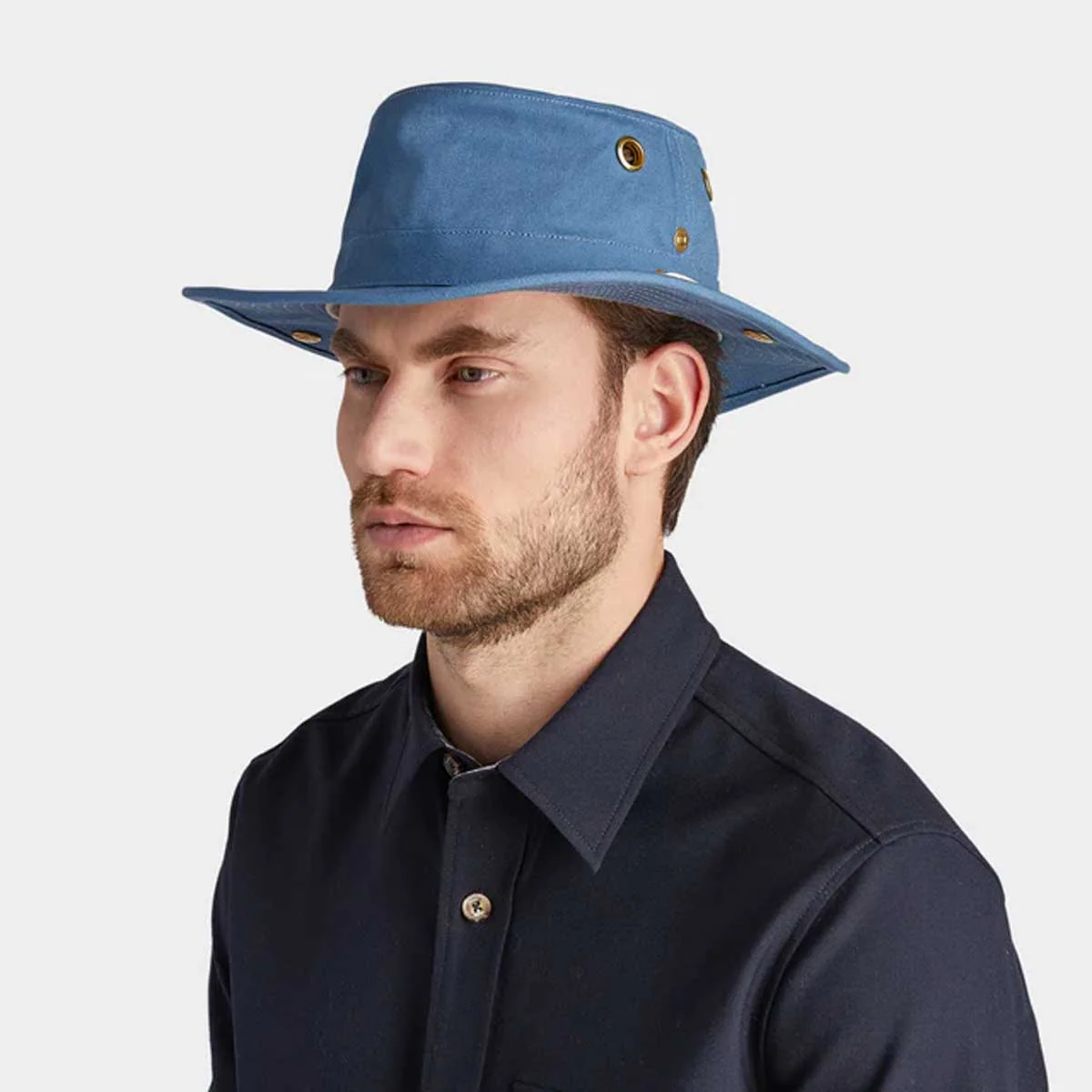 TILLEY T3 Classic Cotton Duck Hat - Denim Blue - Image 6