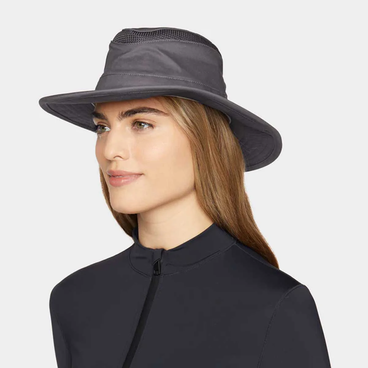 TILLEY T4MO-1 AIRFLO Hiker's Hat - Grey - Image 3