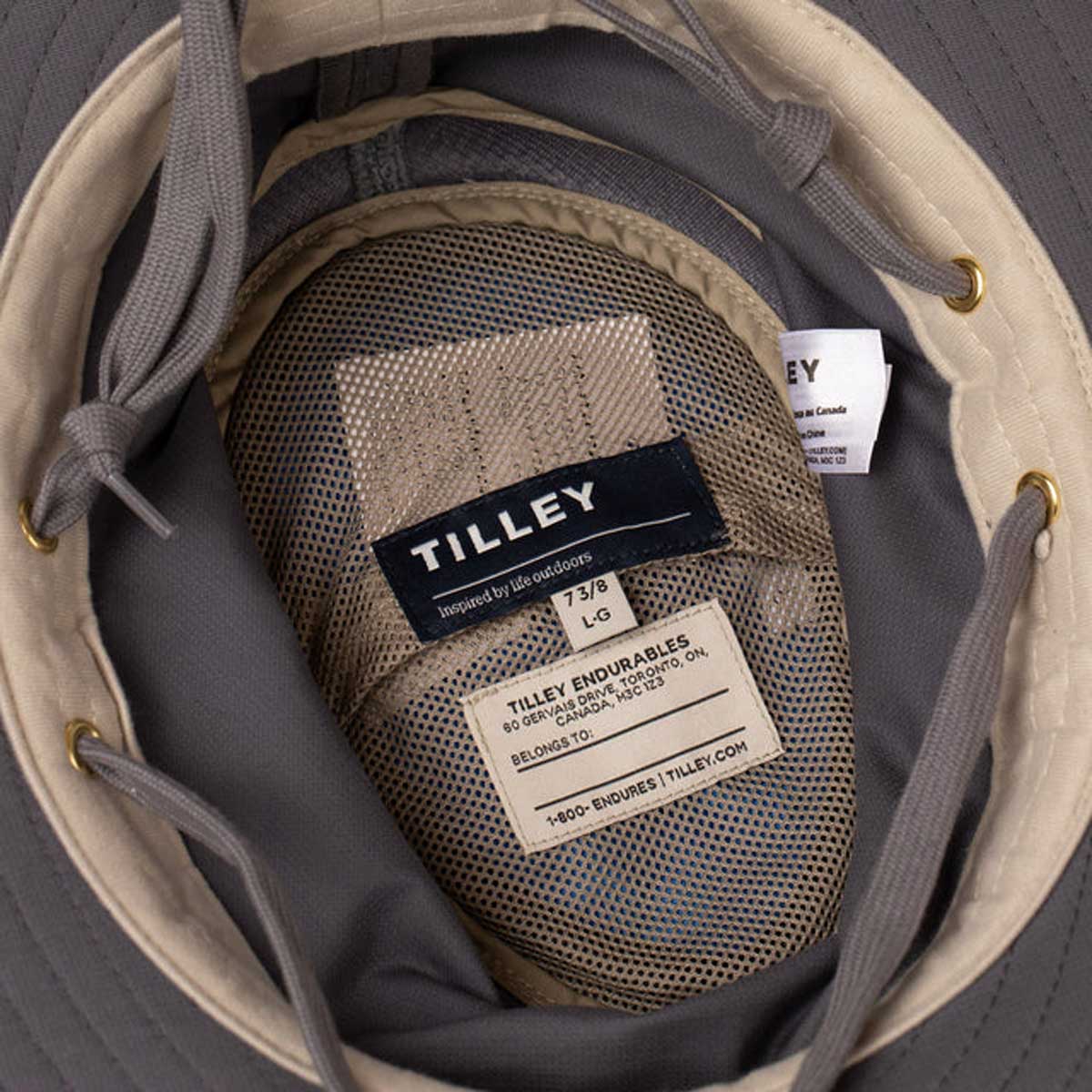 TILLEY T4MO-1 AIRFLO Hiker's Hat - Grey - Image 9
