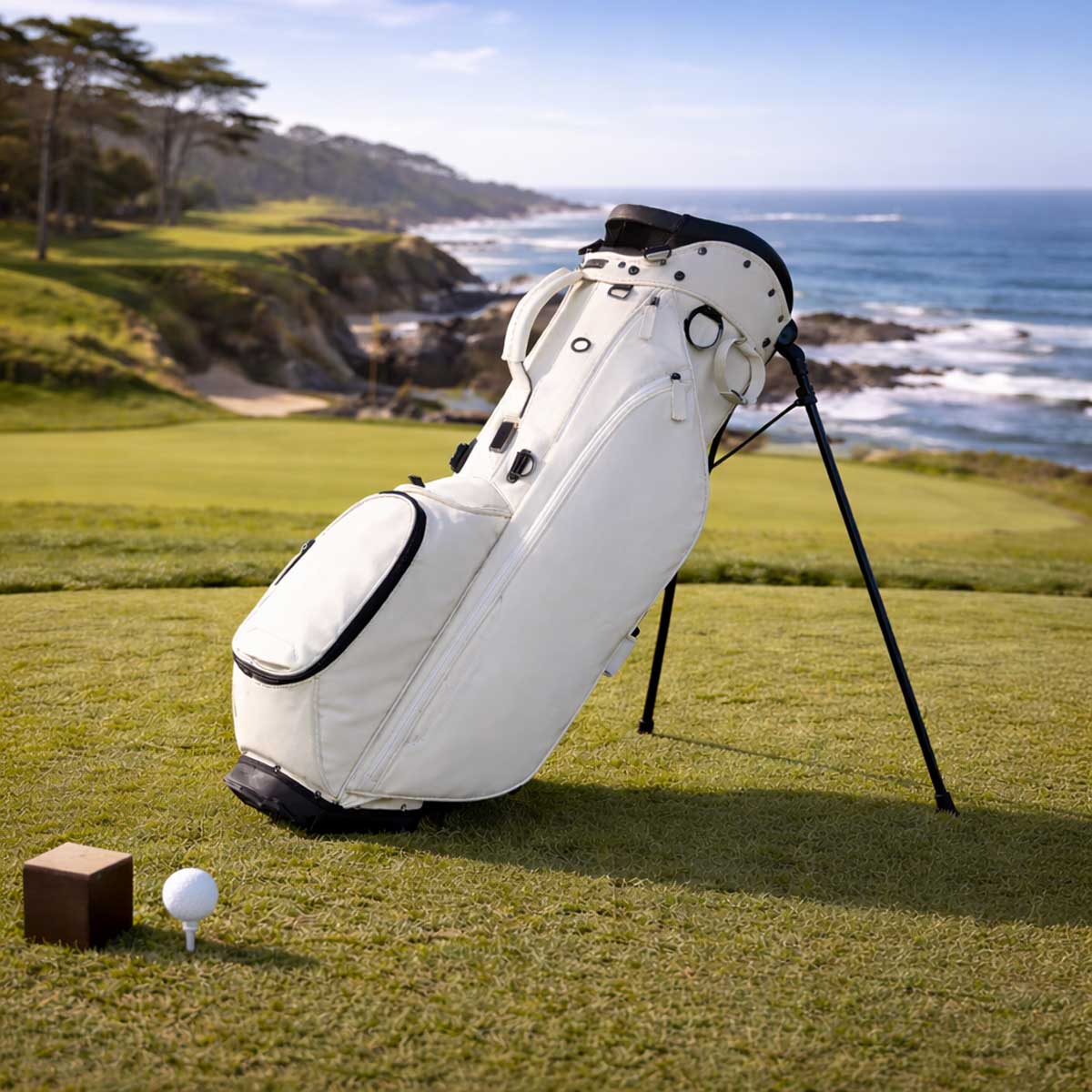 TITLEIST LinksLegend Members Bag - Cool White - Image 2