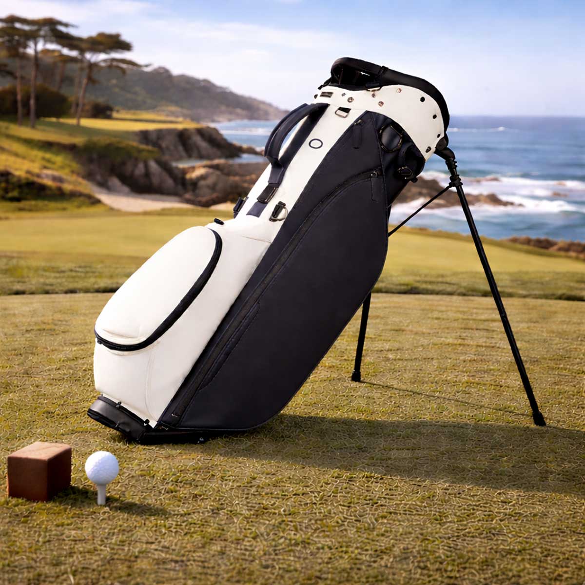 TITLEIST LinksLegend Members Bag - White / Black - Image 2