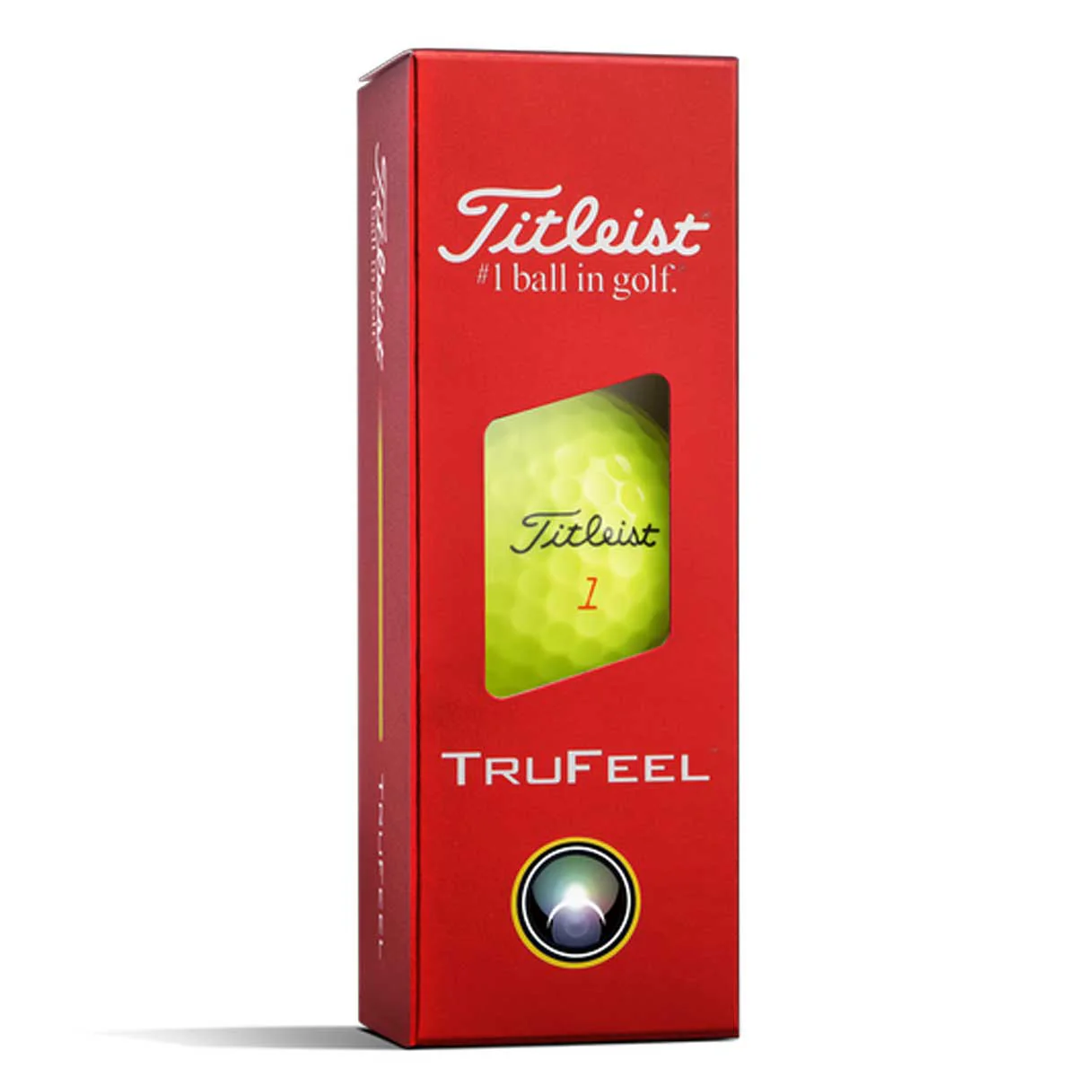 TITLEIST TruFeel Golf Balls - Yellow / Dozen - Image 4
