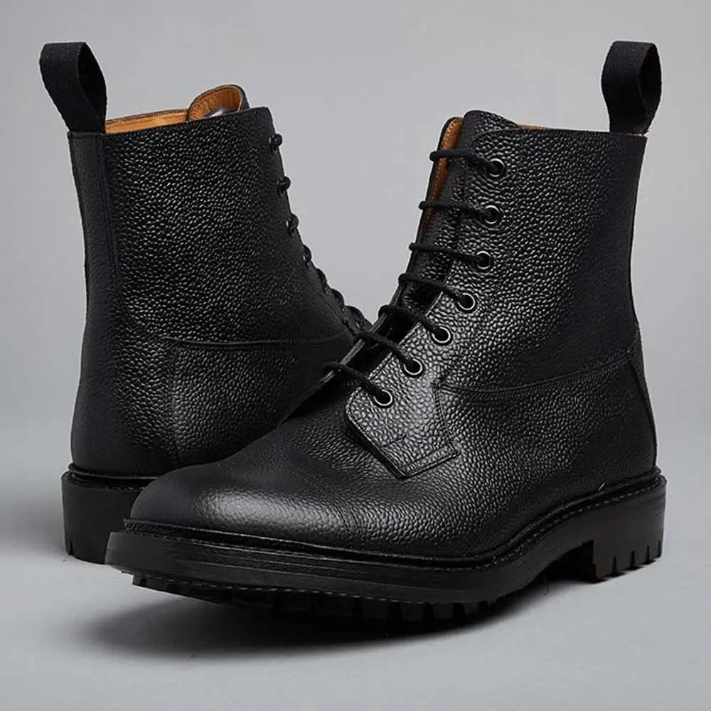 TRICKER'S Grassmere Boots - Mens - Black Scotch Grain - Image 3