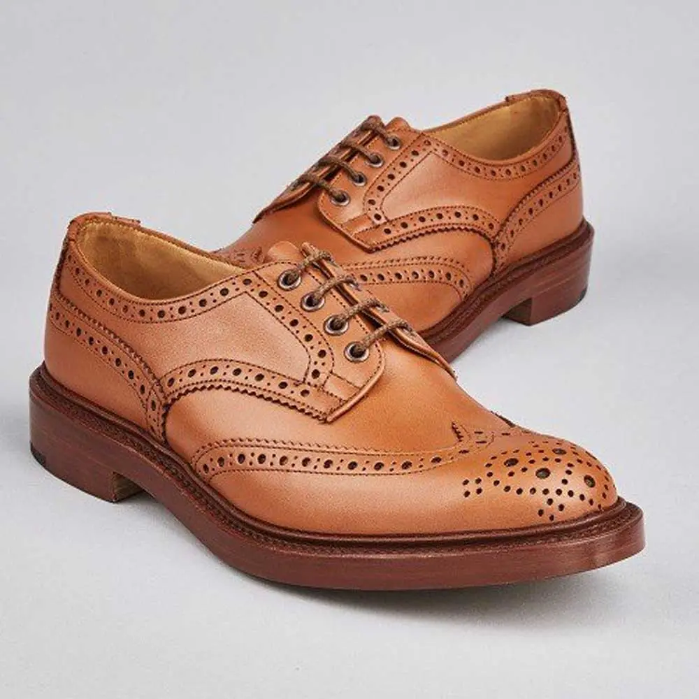 TRICKER'S Bourton Shoes - Mens Dainite or Leather Sole - C Shade - Image 4