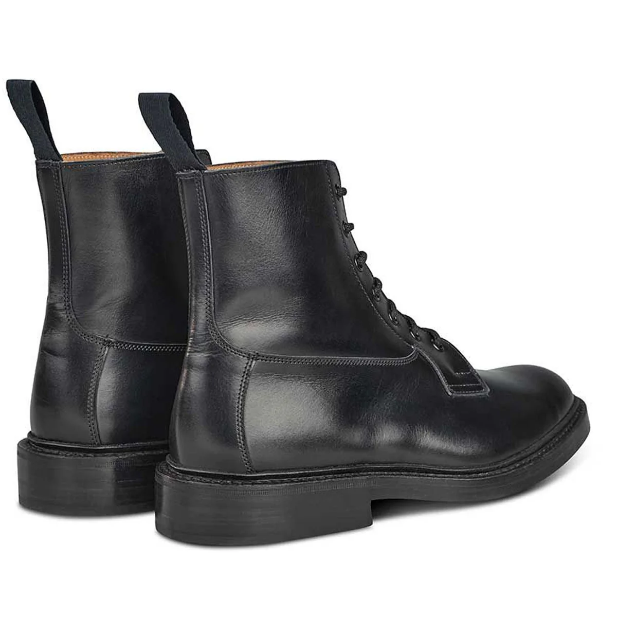 TRICKER'S Burford Boots - Mens Dainite or Leather Sole - Black Calf - Image 5