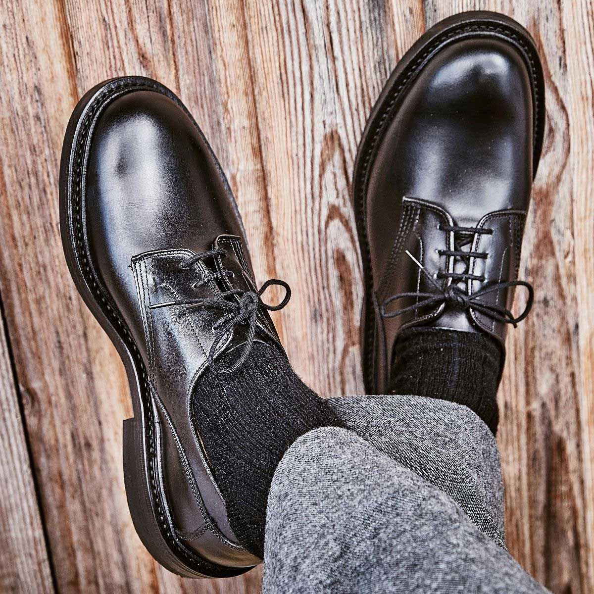 TRICKER'S Woodstock Shoes - Mens Dainite or Leather Sole - Black - Image 2