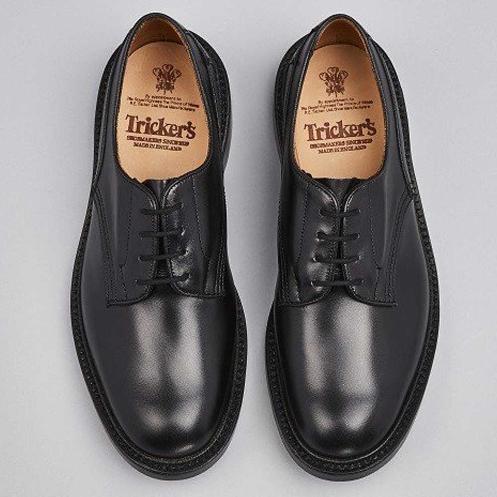 TRICKER'S Woodstock Shoes - Mens Dainite or Leather Sole - Black - Image 5
