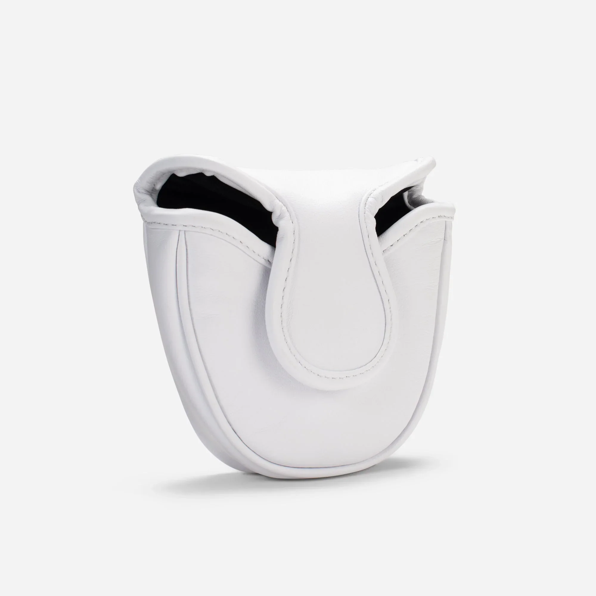 VESSEL Genuine Leather Mallet Putter Cover - White - Image 2