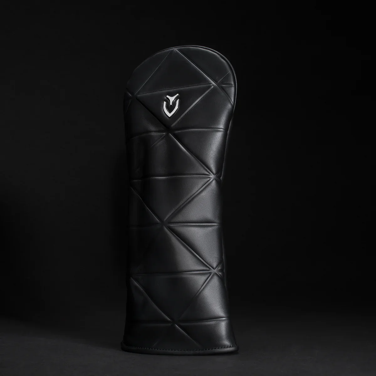 VESSEL Geometric Premium Golf Club Headcover – Genuine Leather – Black - Image 4