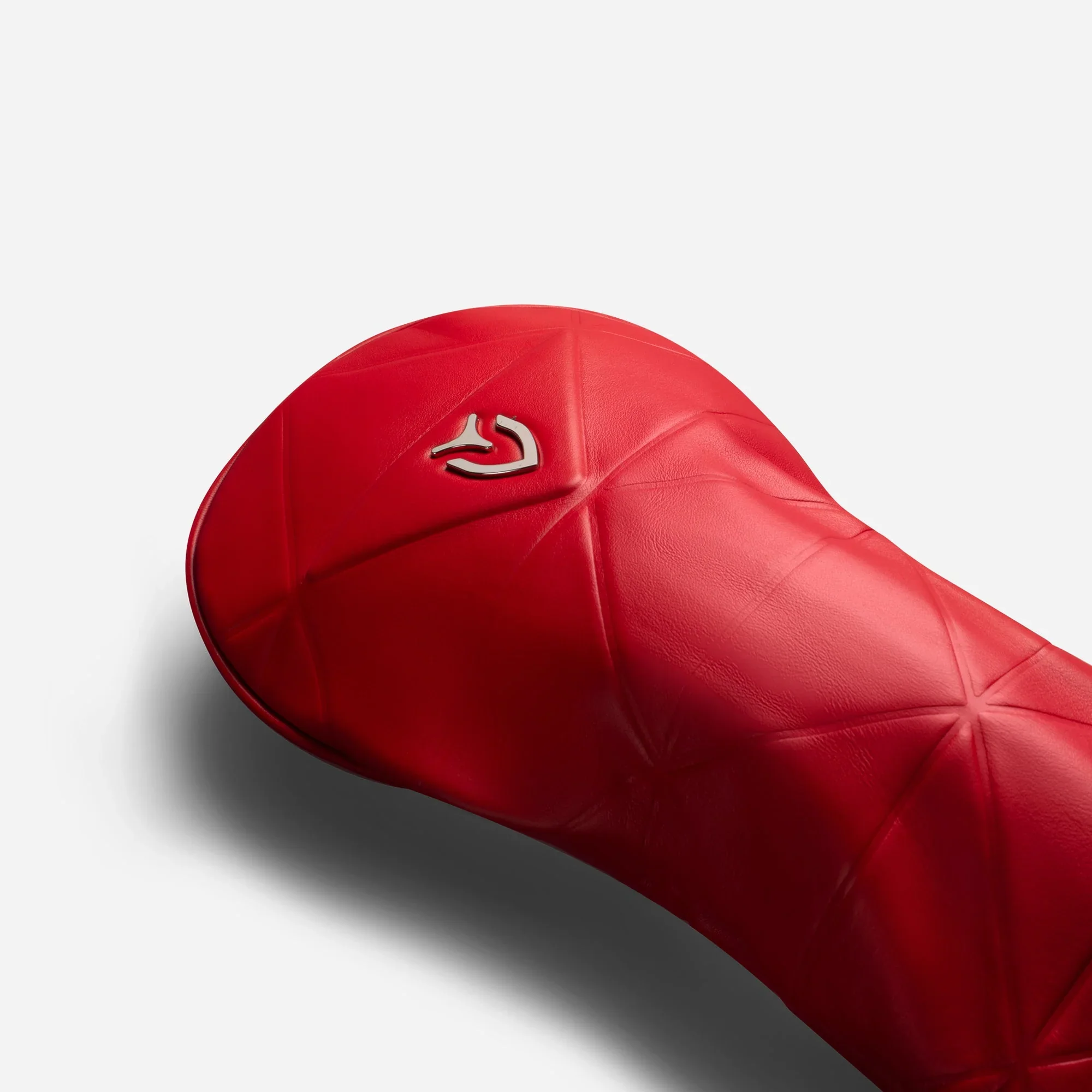 VESSEL Geometric Premium Golf Club Headcover – Genuine Leather – Red - Image 2