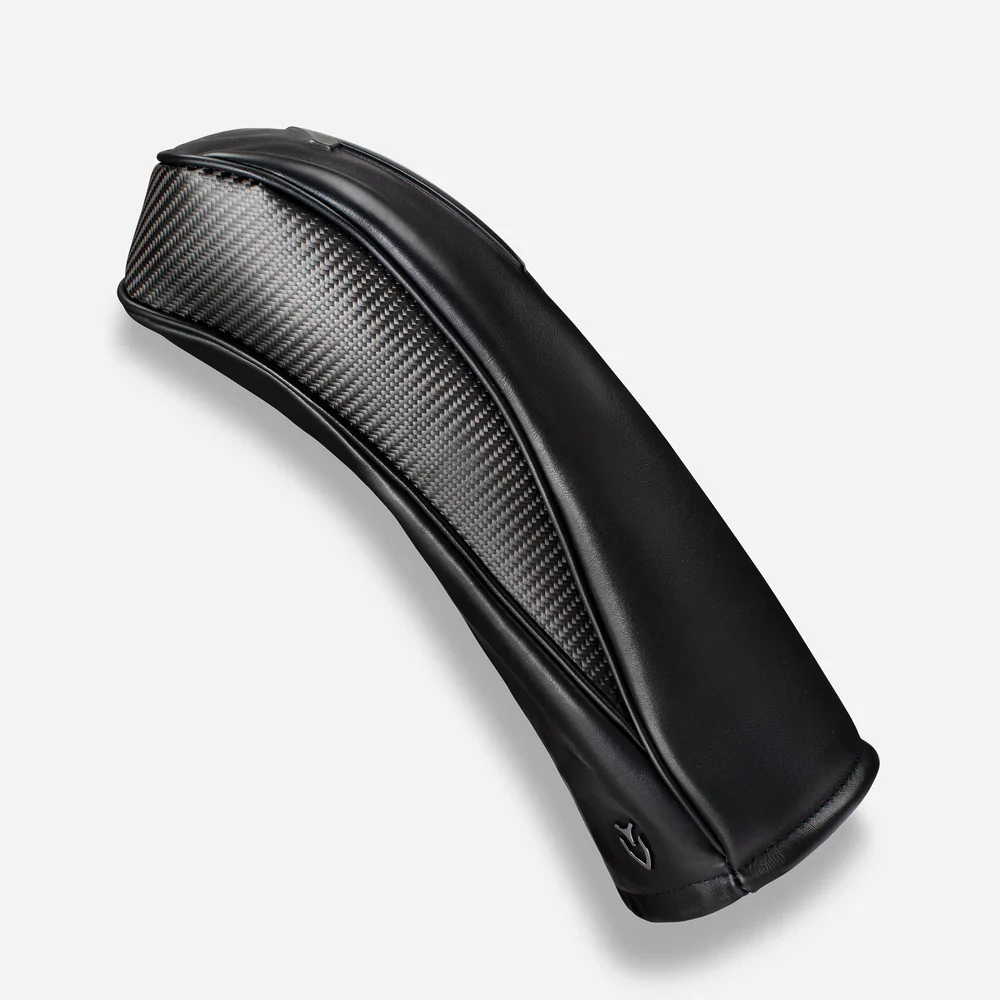 VESSEL Lux Carbon Embossé Driver Headcover – Carbon Black - Image 7