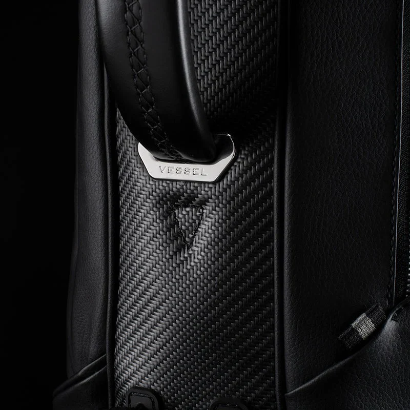 VESSEL Lux Carbon Stand Golf Bag - Pebbled Grey - Image 7
