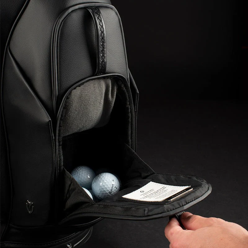 VESSEL Lux Carbon Stand Golf Bag - Pebbled Grey - Image 8