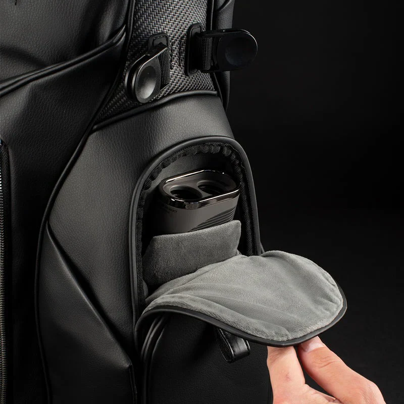 VESSEL Lux Carbon Stand Golf Bag - Pebbled Grey - Image 9