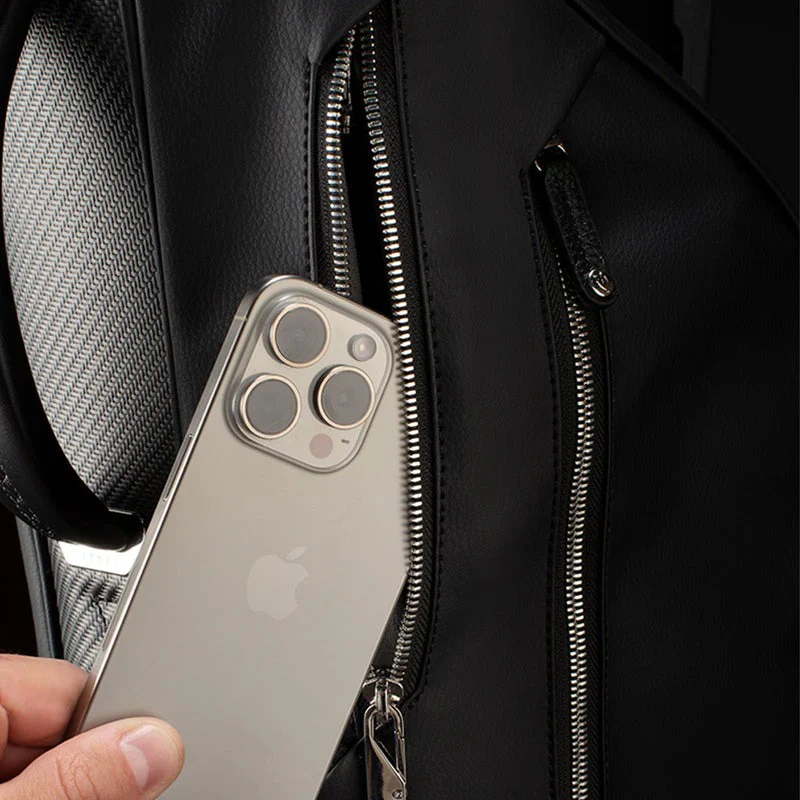 VESSEL Lux Carbon Stand Golf Bag - Pebbled Grey - Image 10