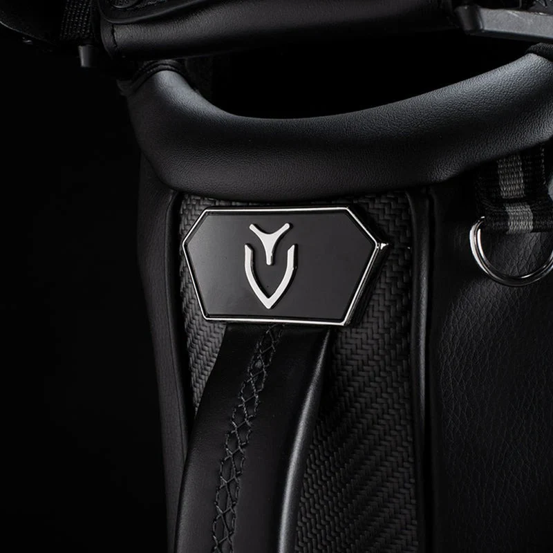VESSEL Lux Carbon Stand Golf Bag - Pebbled Grey - Image 13