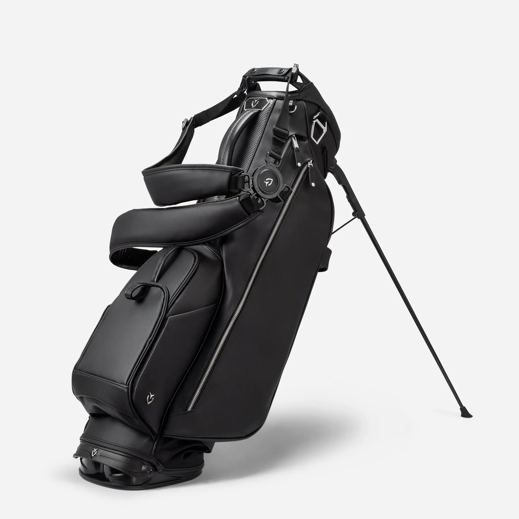 VESSEL Lux Carbon Stand Golf Bag - Pebbled Black - Image 2