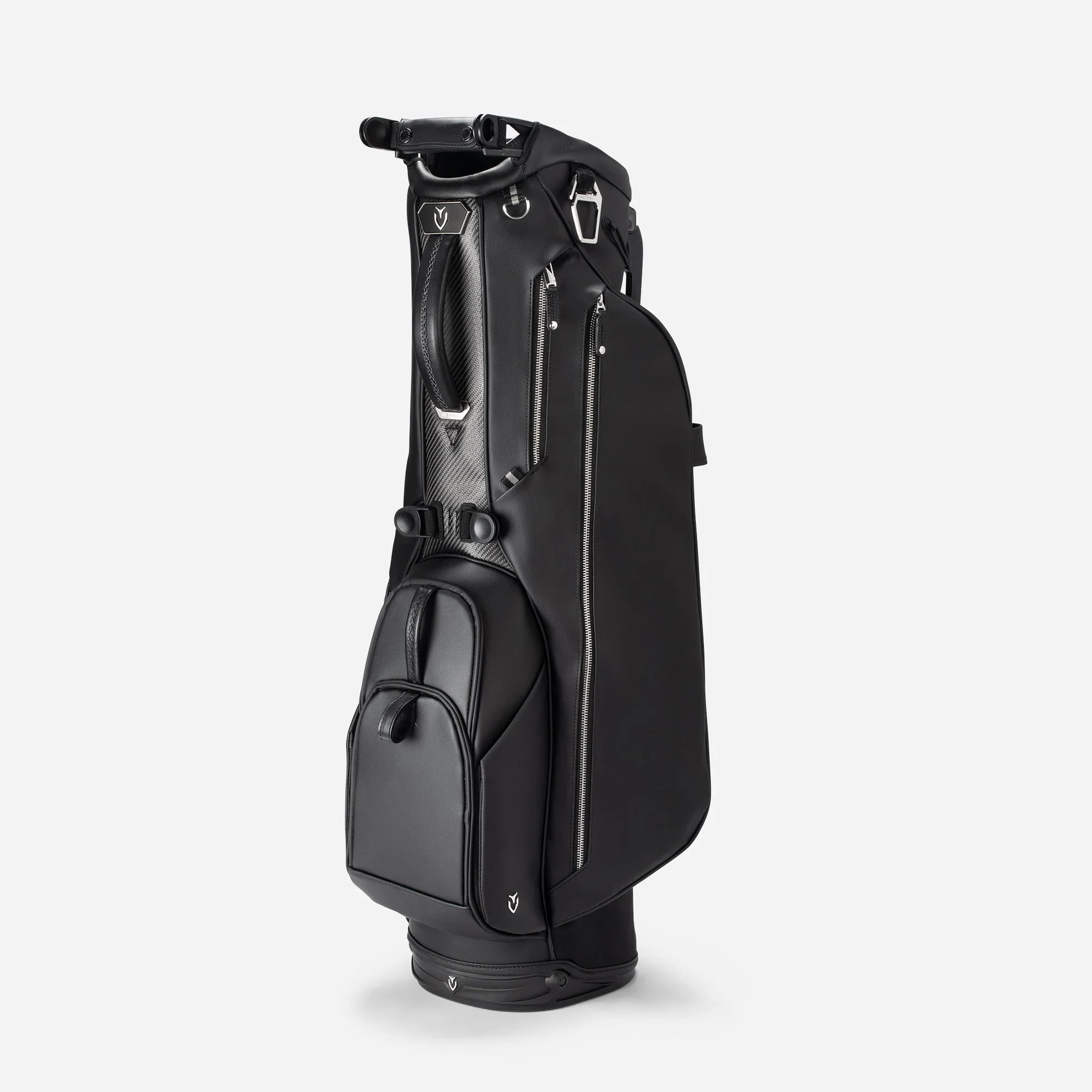 VESSEL Lux Carbon Stand Golf Bag - Pebbled Black - Image 3