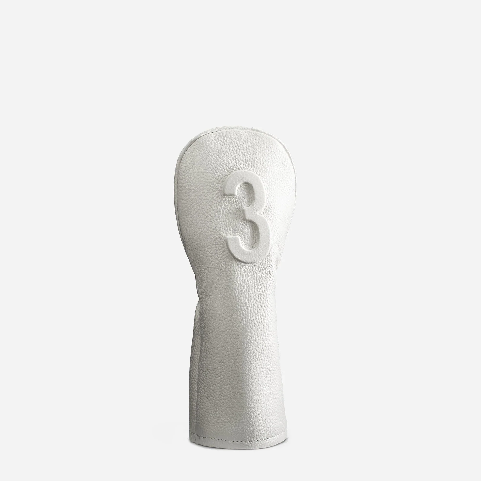 VESSEL Lux Embossé Premium Golf Club Headcover - White - Image 3
