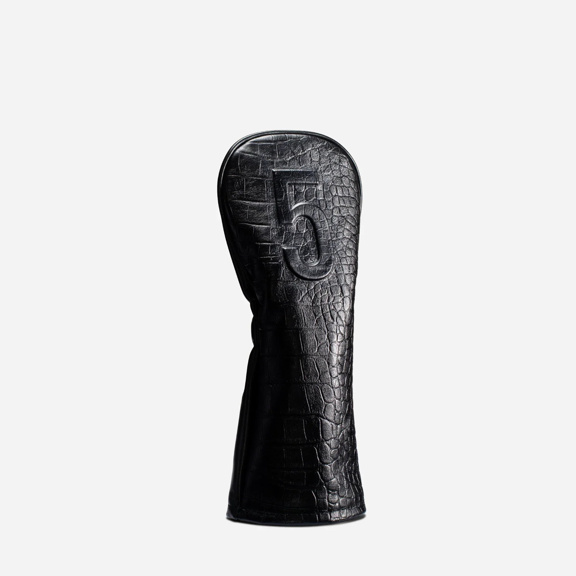 VESSEL Lux Embossé Premium Golf Club Headcover - Croc Black - Image 3