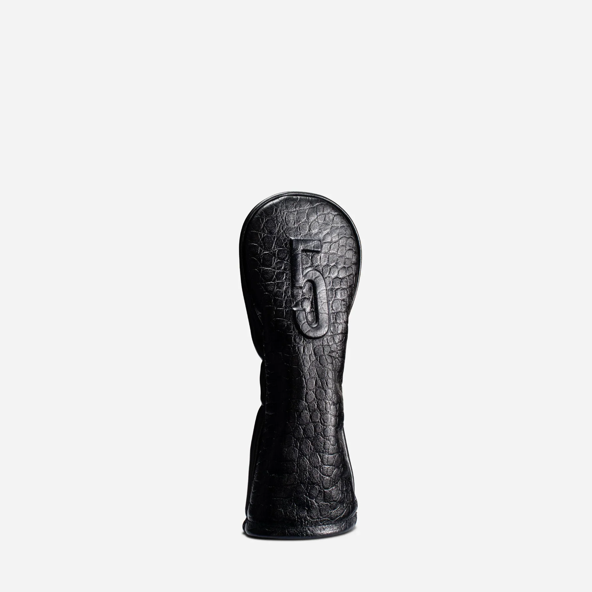 VESSEL Lux Embossé Premium Golf Club Headcover - Croc Black - Image 5