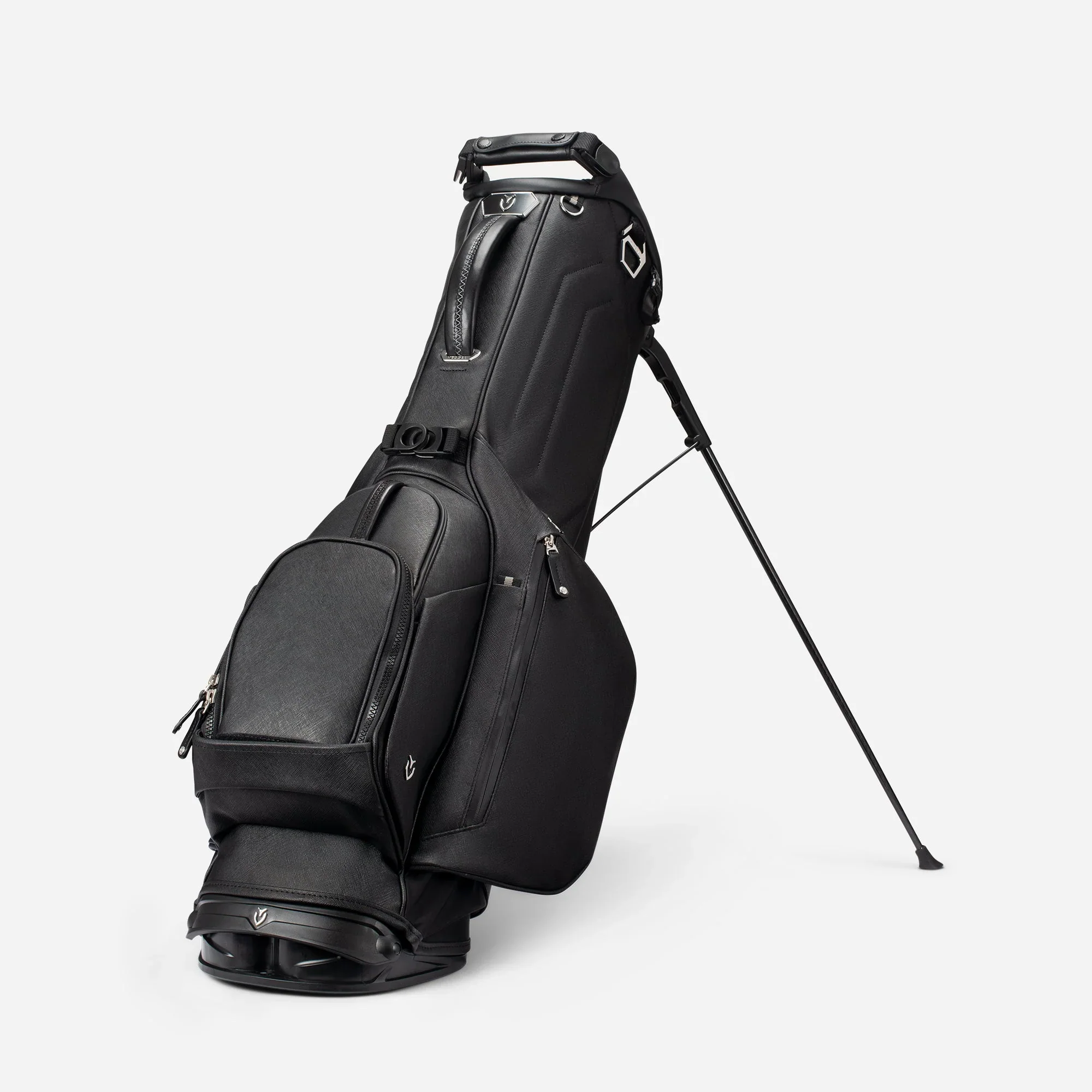 VESSEL Lux Looper Stand Golf Bag - Crosshatch Black