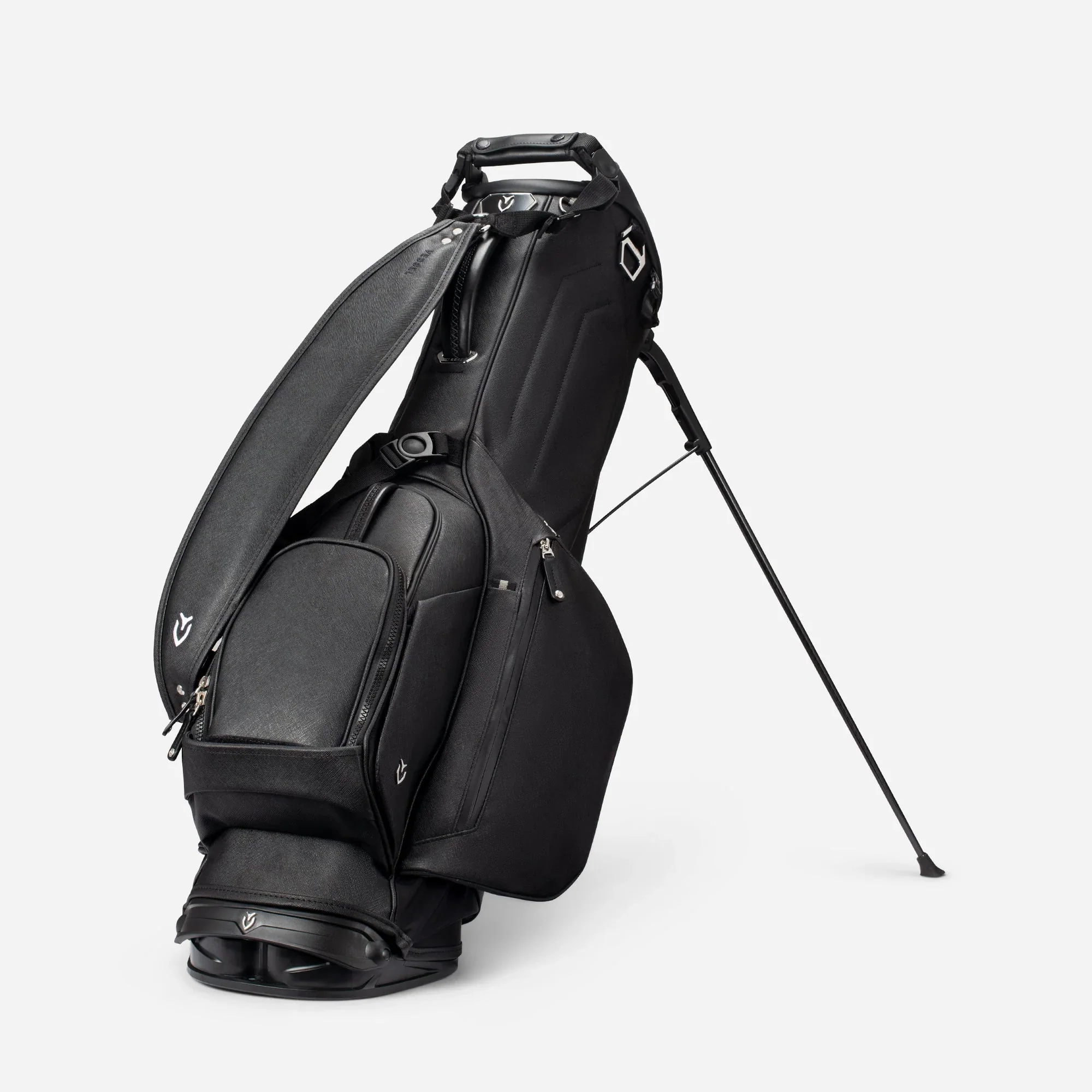 VESSEL Lux Looper Stand Golf Bag - Crosshatch Black - Image 3