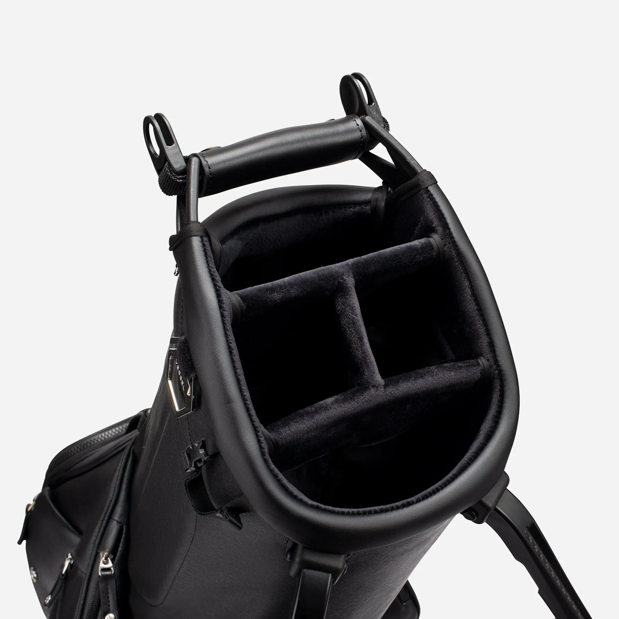 VESSEL Lux Looper Stand Golf Bag - Crosshatch Black - Image 5