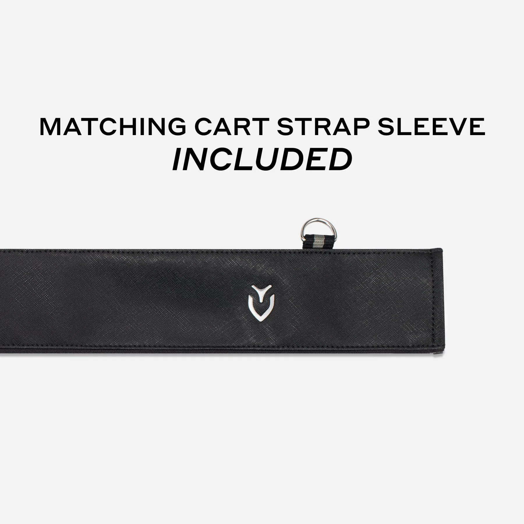 VESSEL Lux Looper Stand Golf Bag - Crosshatch Black - Image 9