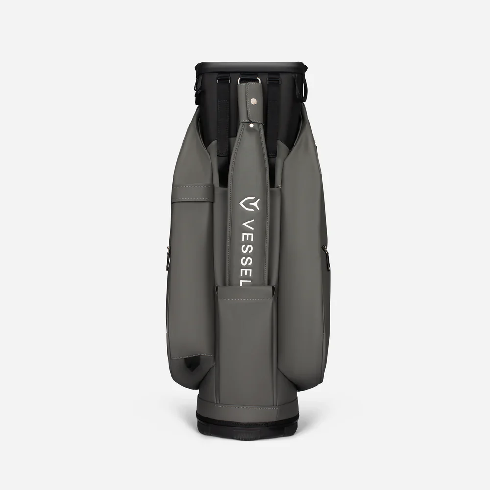 VESSEL Lux Pro Cart II Golf Bag - Pebbled Grey - Image 3