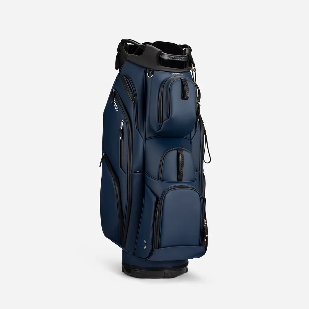 VESSEL Lux Pro Cart II Golf Bag - Pebbled Navy - Image 2