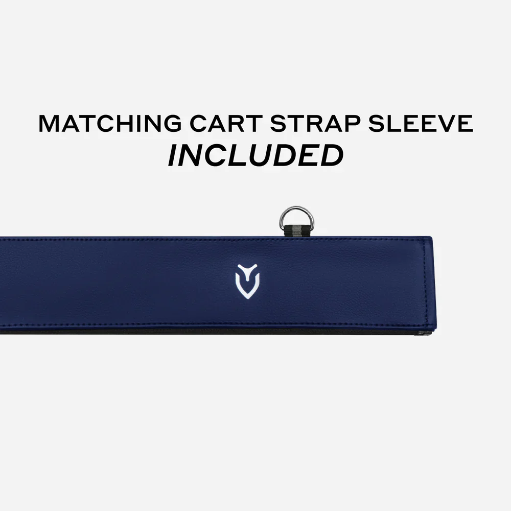 VESSEL Lux Pro Cart II Golf Bag - Pebbled Navy - Image 21