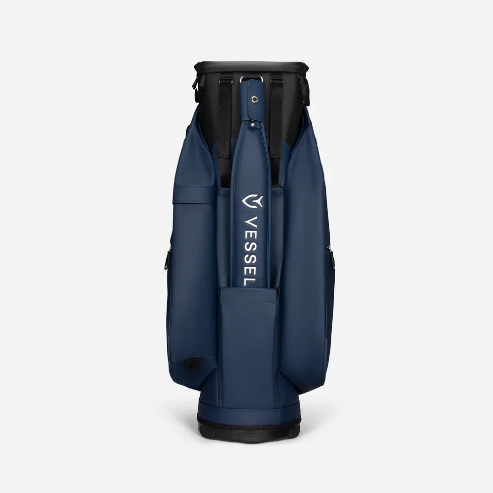 VESSEL Lux Pro Cart II Golf Bag - Pebbled Navy - Image 3