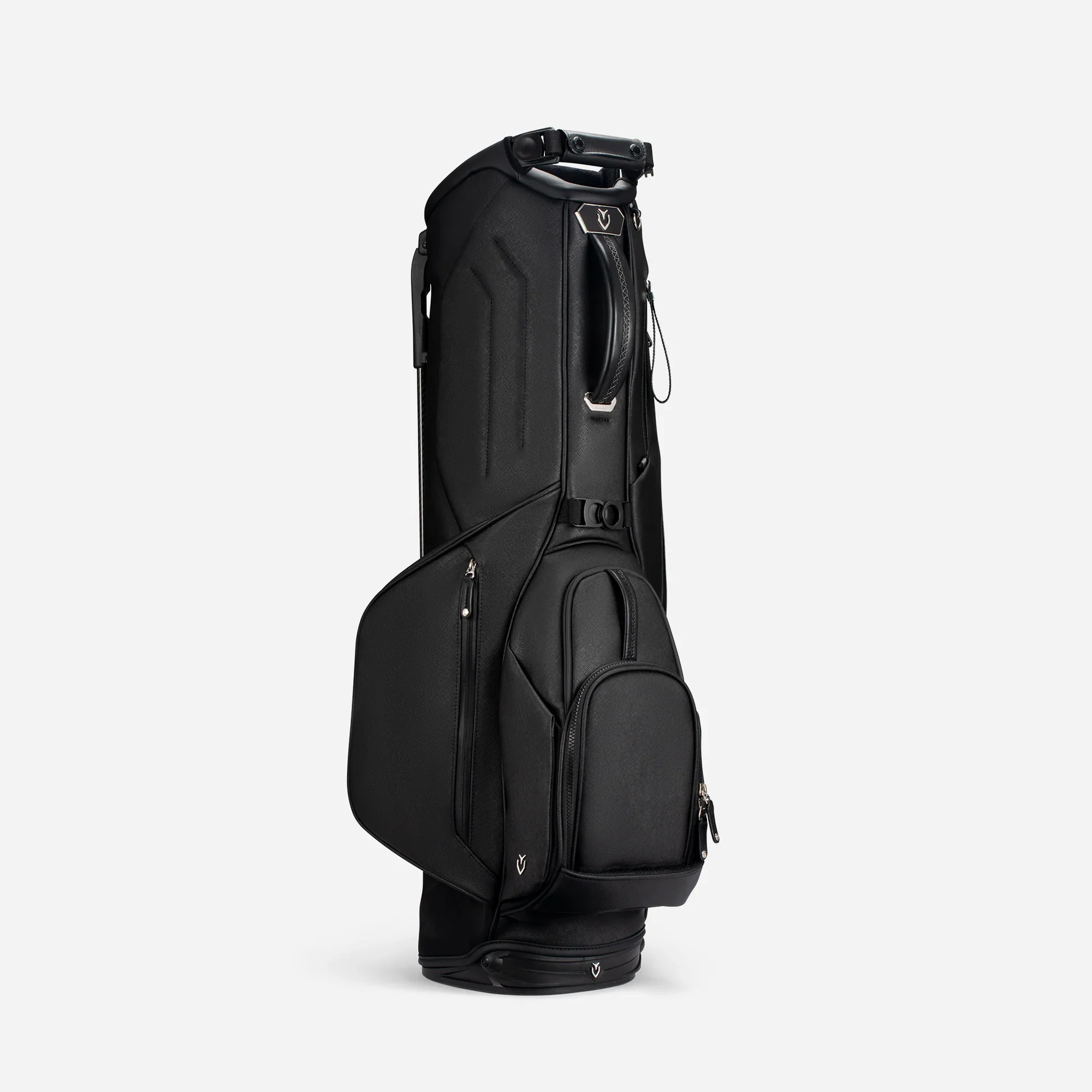 VESSEL Lux Stand Golf Bag - Crosshatch Black - Image 7