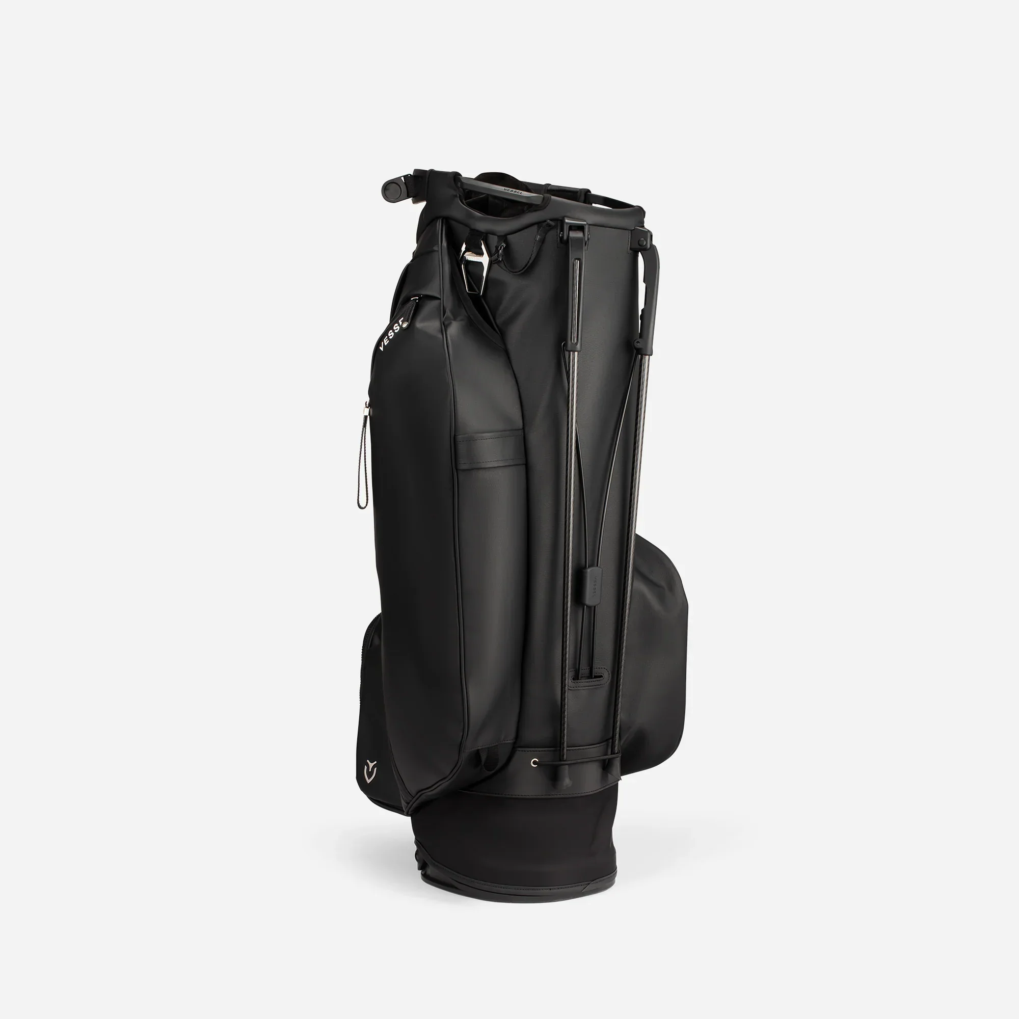 VESSEL Player V Pro Stand Golf Bag - Pebbled Black - Image 14