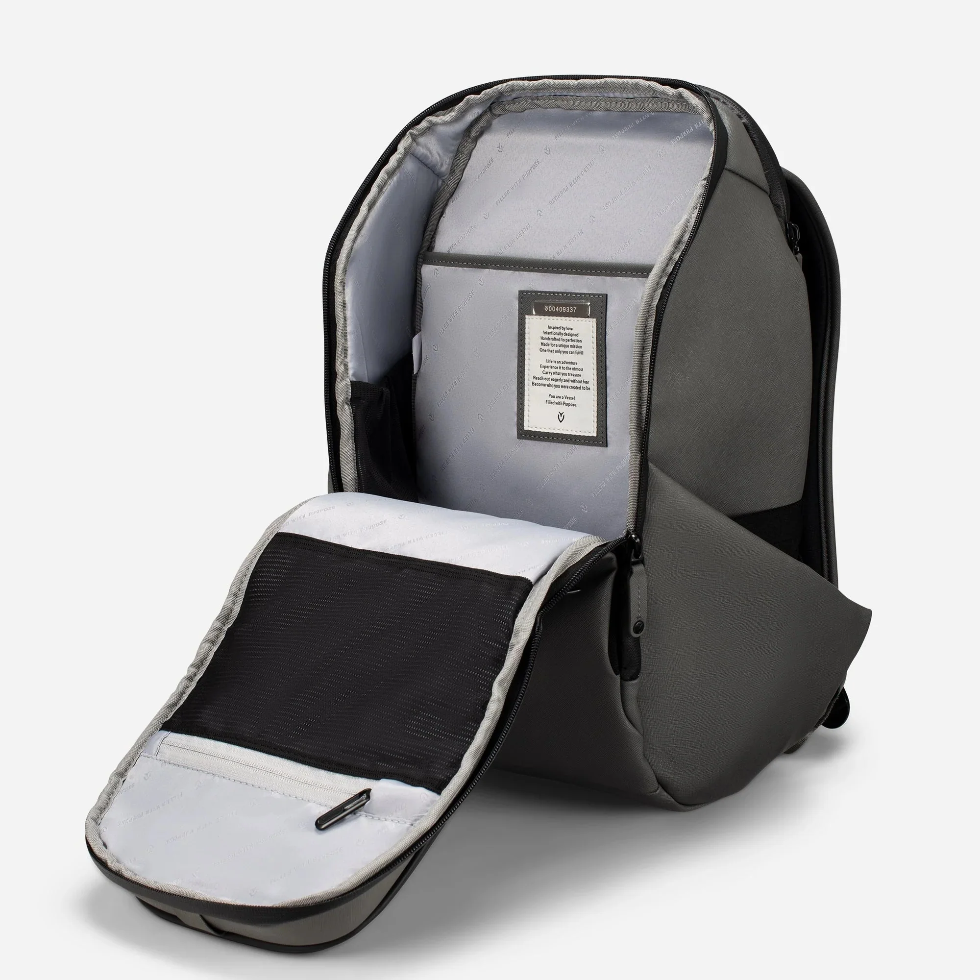 VESSEL PrimeX Backpack - Crosshatch Grey - Image 5