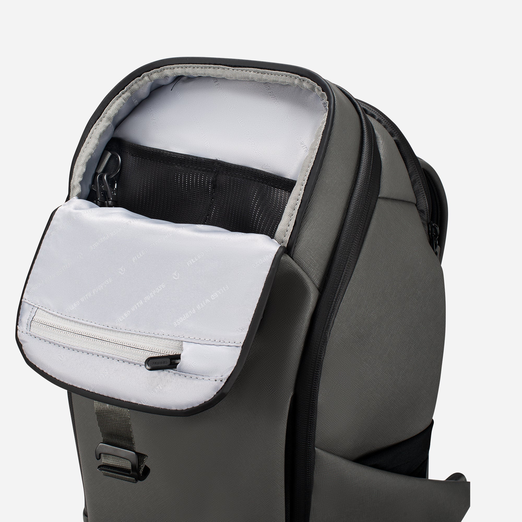 VESSEL PrimeX Backpack - Crosshatch Grey - Image 6