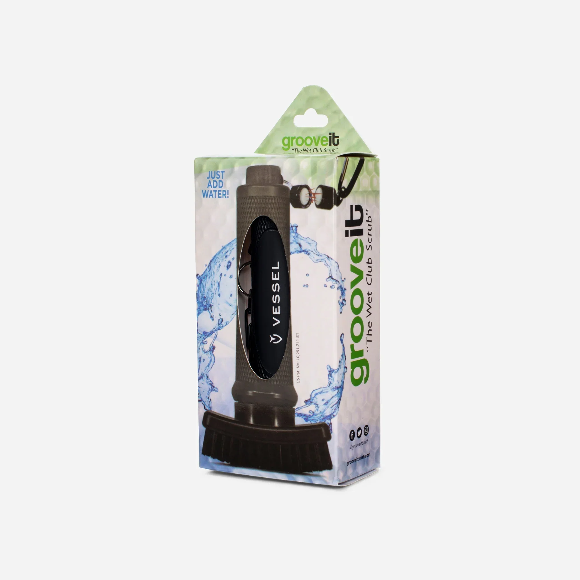VESSEL x GrooveIt Golf Club Brush - Image 4