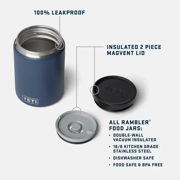 YETI 24 oz (710 ml) Insulated Food Jar - White - Image 7