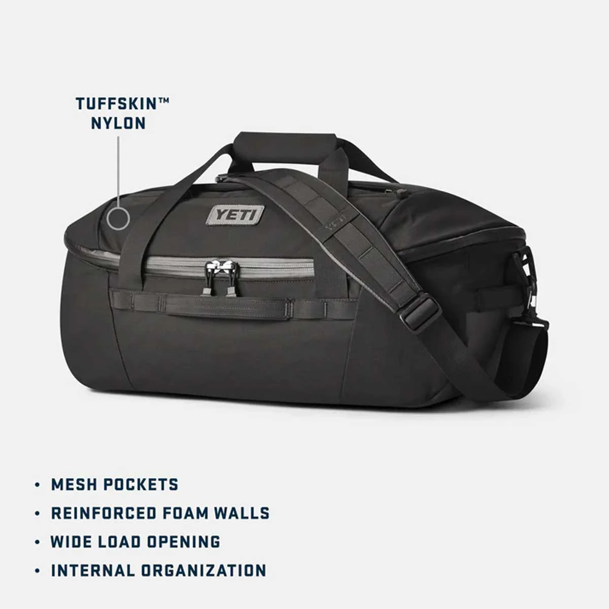 YETI Crossroads 40L Travel Duffel Bag - Black - Image 8
