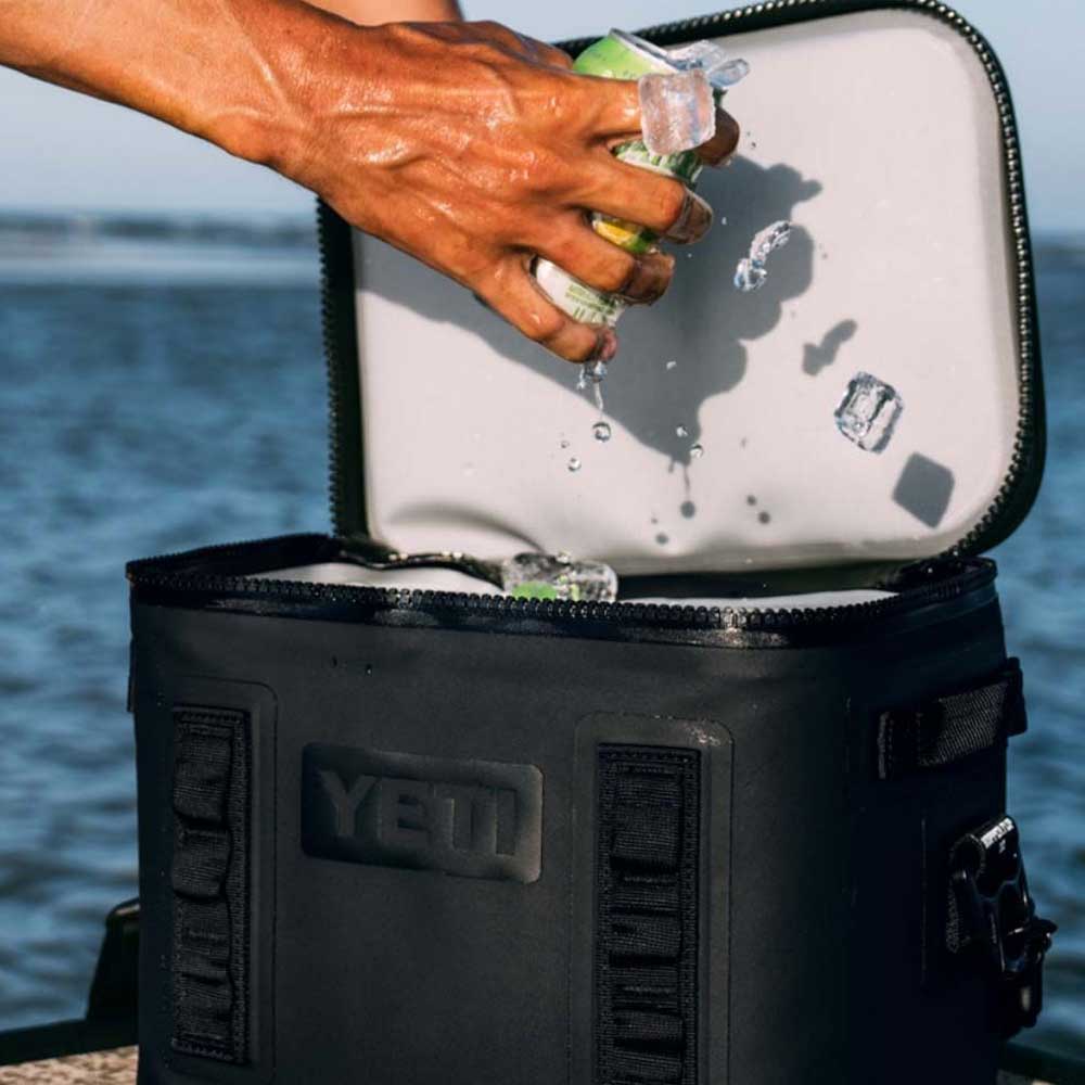 YETI Hopper Flip 8 Waterproof Leakproof Fabric Cooler Bag - Black - Image 2