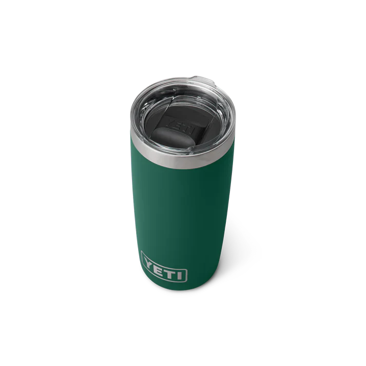 YETI Rambler 10 OZ (296ml) Tumbler With Magslider Lid - Black Forest Green - Image 2